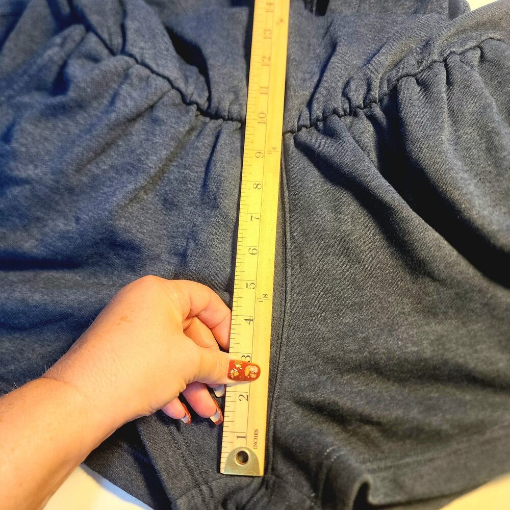 NWOT Free People Movement Such a Flirt Sweatshirt Romper Womens S Oversized - Picture 9 of 10